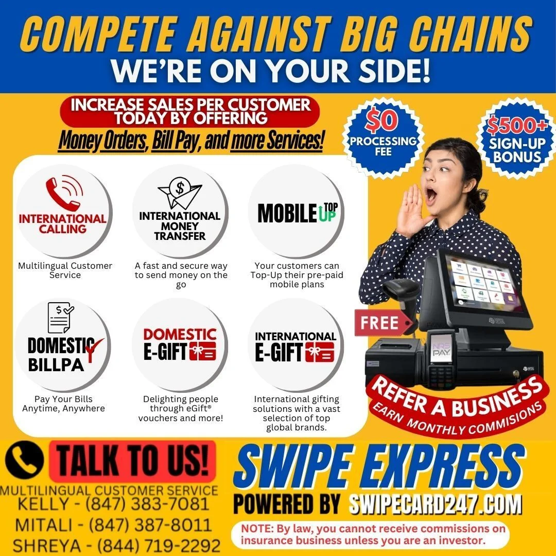 Swipe Express: Money Orders, Bill Pay, and More
